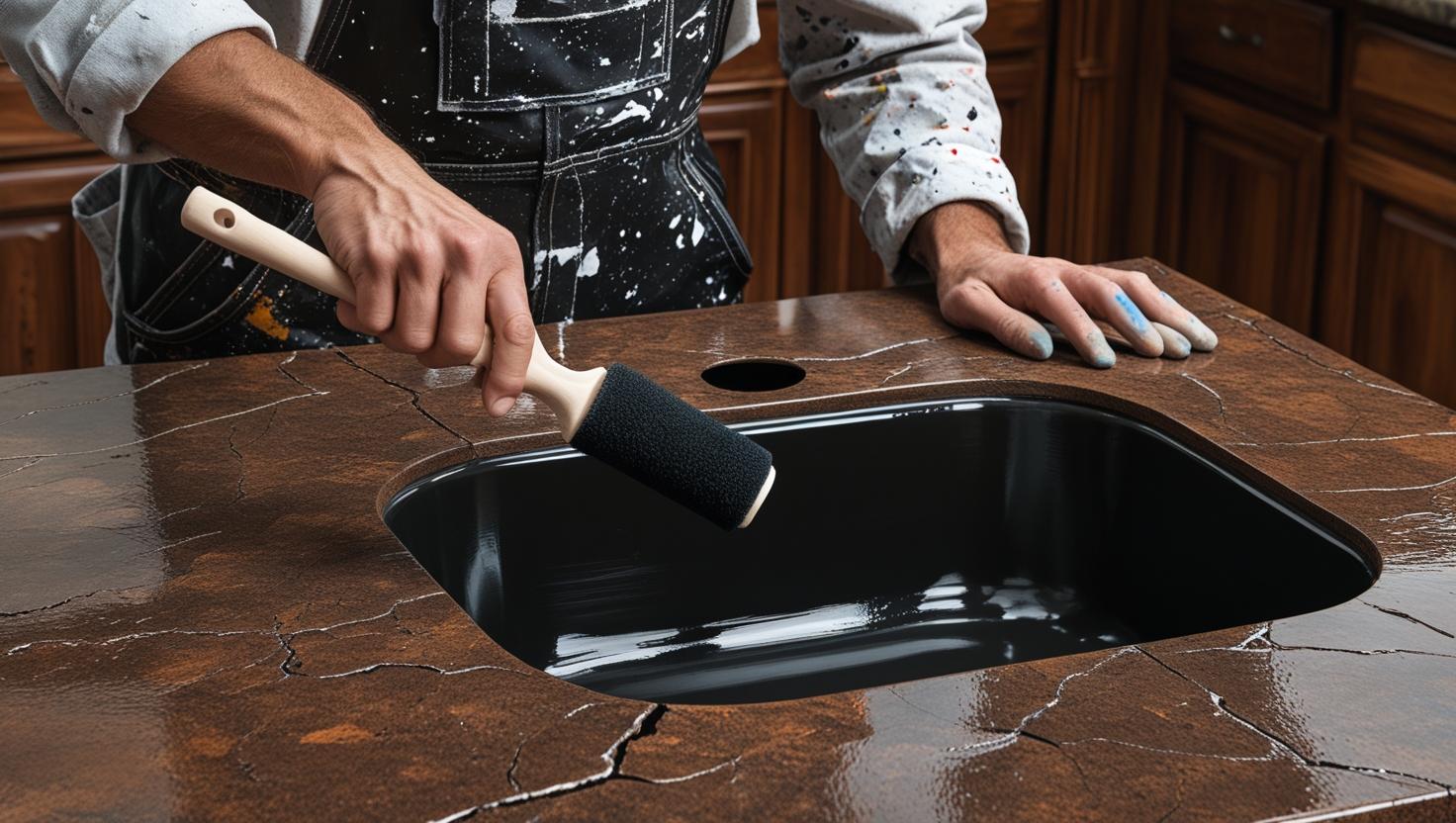 Pintura de Mármore e Granito Velho: Guia Completo para Renovar com Durabilidade, veja o passo a passo